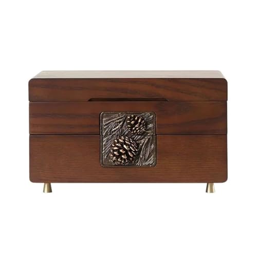 Vintage-Schmuckschatulle aus Holz, Organizer für Halsketten, Ohrringe, Ringe, Armbänder, perfektes Geschenk für Mädchen und Frauen Vintage-Schmuckschatulle aus Holz, Organizer für Halsketten, Ohrringe, Ringe, Armbänder, perfektes Geschenk für Mädchen und Frauen von Generisch