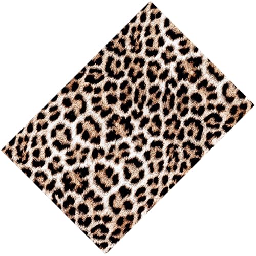 Vinyldruckrolle - Leopardenmusterbündel, Wärmeübertragungsblatt, Starke Klebstoff -Vinyl -Crafting -Arbeit | Einfache Unkrautpresse Für Kissen T -Shirt, Stoff, DIY -Beutel, Kleidungsdesign, Bekleidung von Generisch