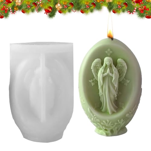 Virgin Mary Mold, Religious Soap Mold, 3.15x2.56in Easter Statue Caster, 3d Plaster Design, Reusable Silicone Material for Fondant Resin Gypsum Sculpture Art Crafting Virgin Mary Mold, Religious Soap Mold, 3.15x2.56in Easter Statue Caster, 3d Plaster Design, Reusable Silicone Material for Fondant Resin Gypsum Sculpture Art Crafting von Generisch