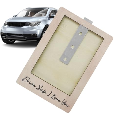 Visier-Fotohalter – Holz-Bilderrahmen-Visierclip, fahrsicherer Carvisor-Fotoclip | Auto-Innenausstattungs-Dekoration, kompakte Automobil-Innendekoration für Freunde und Eltern Visier-Fotohalter – Holz-Bilderrahmen-Visierclip, fahrsicherer Carvisor-Fotoclip | Auto-Innenausstattungs-Dekoration, kompakte Automobil-Innendekoration für Freunde und Eltern von Generisch