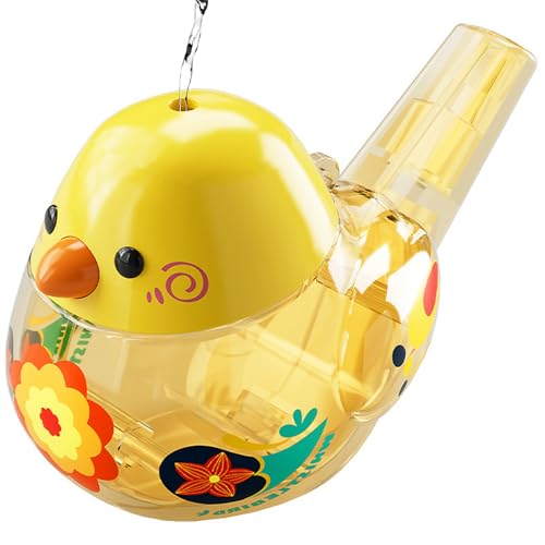Vogelpfeife, Vogelwasserpfeife - Cartoon-Geräuschmacher - Bademusikspielzeug,Musikinstrument, tragbare Pfeife für und Mädchen Vogelpfeife, Vogelwasserpfeife - Cartoon-Geräuschmacher - Bademusikspielzeug,Musikinstrument, tragbare Pfeife für und Mädchen von Generisch