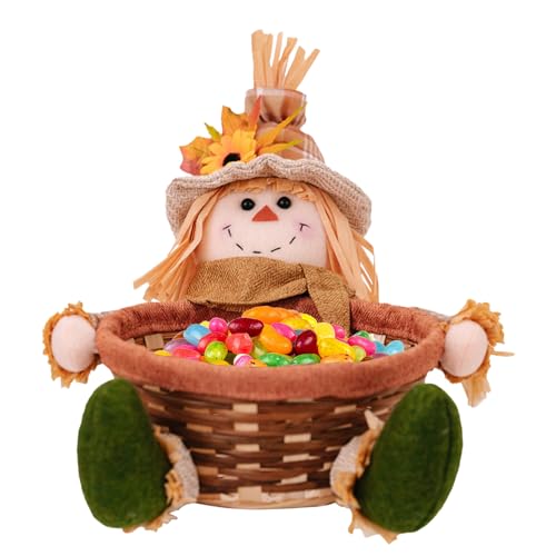 Vogelscheuche Herbsternte Halloween | Filz Im Freien Falls Ernte | Tabletop -Dekorationen Plüsch Vogelscheuchen | Plüschfiguren Mit Sonnenblumen- Und Obstkorb | Thanksgiving Table Centerstück & Gemütl Vogelscheuche Herbsternte Halloween | Filz Im Freien Falls Ernte | Tabletop -Dekorationen Plüsch Vogelscheuchen | Plüschfiguren Mit Sonnenblumen- Und Obstkorb | Thanksgiving Table Centerstück & Gemütl von Generisch