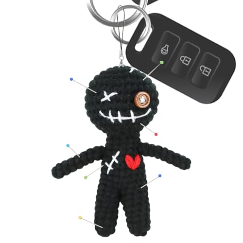 Voodoo-Puppe mit Stecknadeln, skurrile und erhebende Ergänzung, gehäkelte Stressabbau-Puppe, innere Kämpfe und Stressunterstützung, Plüsch-Häkeln, Voodoo, mit Nadeln, sinnvolle und kreative Geste Voodoo-Puppe mit Stecknadeln, skurrile und erhebende Ergänzung, gehäkelte Stressabbau-Puppe, innere Kämpfe und Stressunterstützung, Plüsch-Häkeln, Voodoo, mit Nadeln, sinnvolle und kreative Geste von Generisch
