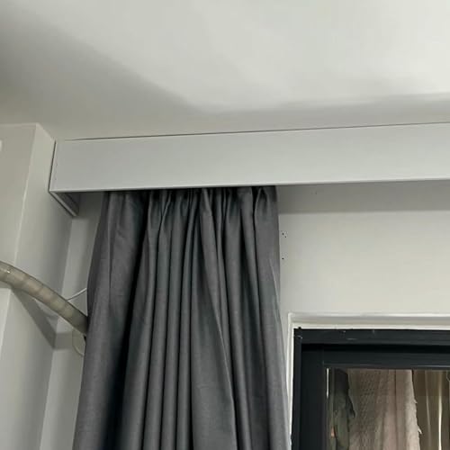 Vorhang-Paneelabdeckung – Schienenloses Dekor für Decken-/Wandvorhänge, stilvolle Stangenbox für Rollos, Elegante Lösung zur Fensterbehandlung zu Hause Vorhang-Paneelabdeckung – Schienenloses Dekor für Decken-/Wandvorhänge, stilvolle Stangenbox für Rollos, Elegante Lösung zur Fensterbehandlung zu Hause von Generisch