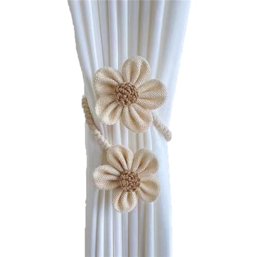 Vorhang-Raffhalter, Blumenvorhangbinder für Vorhänge, Baumwollhalter für drinnen und draußen, Vorhänge, Dekoration, Blumenvorhangbänder, Bindevorhänge (Stil 3) von Generisch