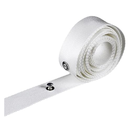 Vorhangband, 10 m, 30/60 mm breit, S-Faltung, Schlangenwelle, hochfestes Band für S-Welle-Vorhangschienen, Maunal-Schienen, elektrische Stangen (S) von Generisch