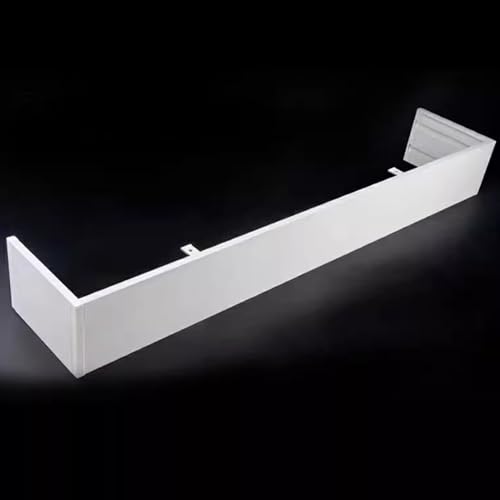 Vorhangschienenabdeckung aus Aluminium in individueller Länge – weiße dekorative Deckenhalterungsrahmen für Vorhänge, keine Schienen enthalten, ideal für Heimdekoration und Fensterbehandlungen (5.2) Vorhangschienenabdeckung aus Aluminium in individueller Länge – weiße dekorative Deckenhalterungsrahmen für Vorhänge, keine Schienen enthalten, ideal für Heimdekoration und Fensterbehandlungen (5.2) von Generisch