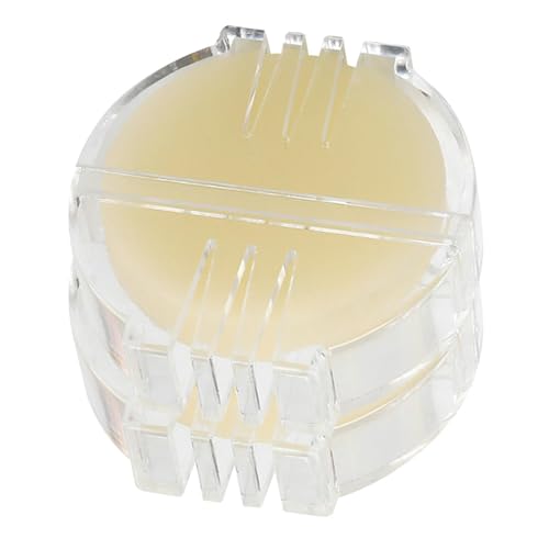 Wachsfaden zum Nähen - 2 Stück für Stickgarn Kreuzstich mit transparenter Box - Zubehör zum Schmieren des Balsams für Wachsfäden Wachsfaden zum Nähen - 2 Stück für Stickgarn Kreuzstich mit transparenter Box - Zubehör zum Schmieren des Balsams für Wachsfäden von Generisch
