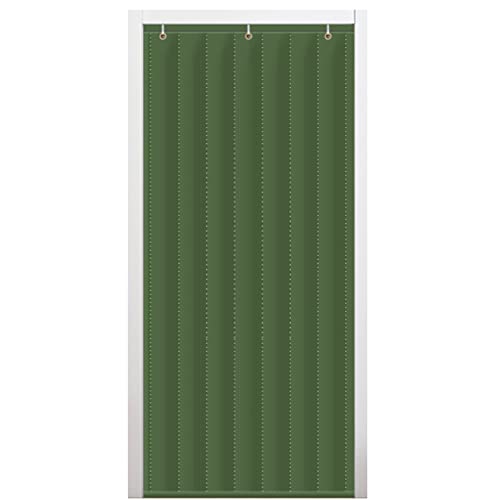 Wärmeisolierter Türvorhang, 80 x 230 cm, geräuschreduzierende Eingangsvorhänge, Winterverdickung, Magnetverschluss, energieeffizienter Kälteschutz, Schalldämmung für Zuhause von Generisch