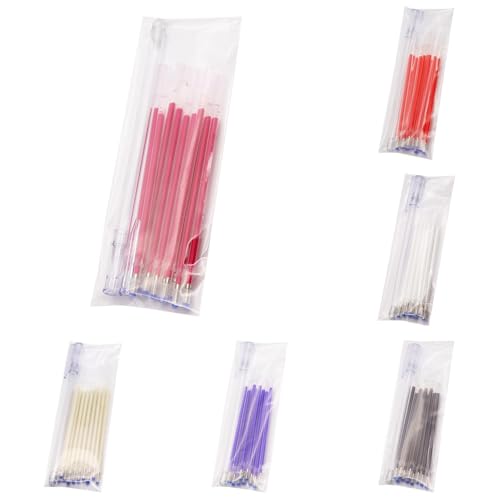 Wärmelöschbare Stoffmarkierungsstifte, 6 Stück, zum Quilten, Nähen und Schneidern (1 Stück: 1,21 ml) Sonnenblumen-Bürodekor Für Frauenschreibtisch (B-A*1+B*1+C*1+D*1+E*1+F*1, 6 Stück) von Generisch