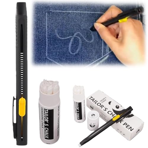 Wärmelöschbarer Stoffmarker zum Nähen, Sticken, Quilten, 2025, waschbar, austauschbare Nachfüll-Stoffmarker, radierbar, austauschbarer Nachfüllmarker für Baumwolle, Strickstoffe, DIY-Nähwerkzeuge von Generisch