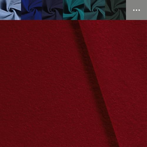 Walkloden Meterware - Walkstoff uni - Mantelstoff, Trachtenstoff - Wollwalk - Loden - 100% Schurwolle, mulesingfreie Wolle *Ab 50cm, Farbe: 015 Dunkelrot Walkloden Meterware - Walkstoff uni - Mantelstoff, Trachtenstoff - Wollwalk - Loden - 100% Schurwolle, mulesingfreie Wolle *Ab 50cm, Farbe: 015 Dunkelrot von Generisch