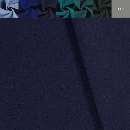 Walkloden Meterware - Walkstoff uni - Mantelstoff, Trachtenstoff - Wollwalk - Loden - 100% Schurwolle, mulesingfreie Wolle *Ab 50cm, Farbe: 047 d.blau Walkloden Meterware - Walkstoff uni - Mantelstoff, Trachtenstoff - Wollwalk - Loden - 100% Schurwolle, mulesingfreie Wolle *Ab 50cm, Farbe: 047 d.blau von Generisch