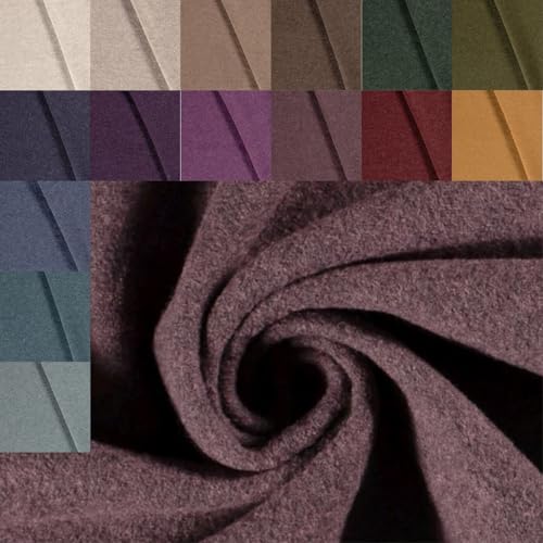 Walkloden Meterware uni meliert - Walkstoff, Mantelstoff, Trachtenstoff, Wollwalk, Loden, Wollstoff, 100% Schurwolle/Wolle * ab 50 x 140cm, Farbe: 014 mauve Walkloden Meterware uni meliert - Walkstoff, Mantelstoff, Trachtenstoff, Wollwalk, Loden, Wollstoff, 100% Schurwolle/Wolle * ab 50 x 140cm, Farbe: 014 mauve von Generisch