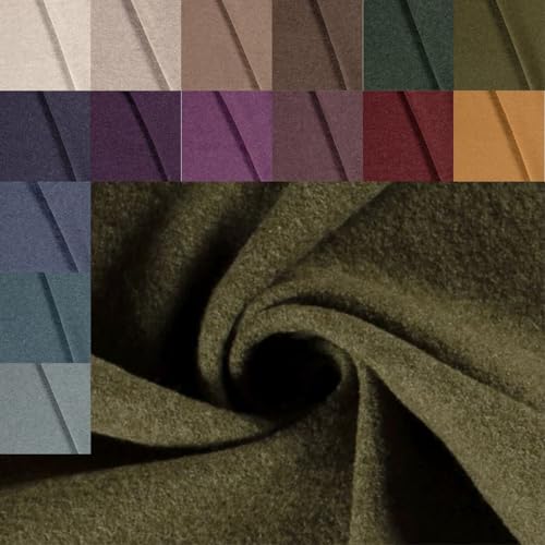 Walkloden Meterware uni meliert - Walkstoff, Mantelstoff, Trachtenstoff, Wollwalk, Loden, Wollstoff, 100% Schurwolle/Wolle * ab 50 x 140cm, Farbe: 026 moos Walkloden Meterware uni meliert - Walkstoff, Mantelstoff, Trachtenstoff, Wollwalk, Loden, Wollstoff, 100% Schurwolle/Wolle * ab 50 x 140cm, Farbe: 026 moos von Generisch