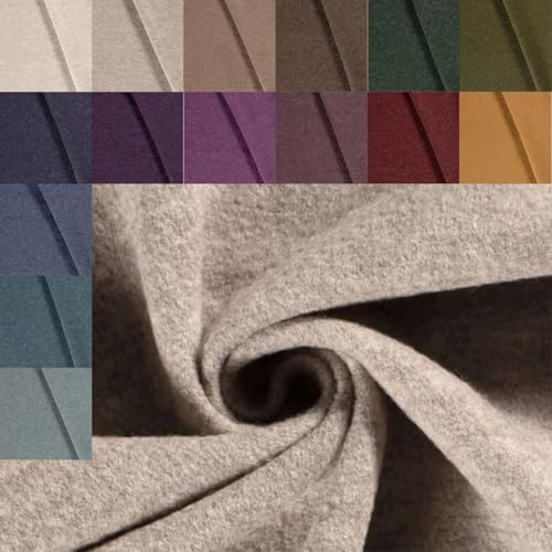 Walkloden Meterware uni meliert - Walkstoff, Mantelstoff, Trachtenstoff, Wollwalk, Loden, Wollstoff, 100% Schurwolle/Wolle * ab 50 x 140cm, Farbe: 052 beige Walkloden Meterware uni meliert - Walkstoff, Mantelstoff, Trachtenstoff, Wollwalk, Loden, Wollstoff, 100% Schurwolle/Wolle * ab 50 x 140cm, Farbe: 052 beige von Generisch