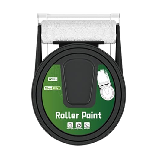 Wall Patch Pinsel Roller - Kompakter Farbverteiler, Home Crack Füllpinsel | Innenwand -Werkzeug, Spot Reparaturfarbenkit, tragbarer Roller Applikator, weiße Oberflächenbeschichtungsbürsten von Generisch