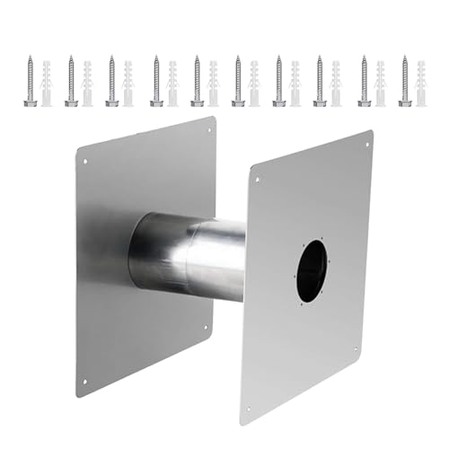 Wand-Fingerhut – Doppelwandiger Fingerhut aus Edelstahl, einfach zu installieren, direkt-temperaturisolierte Feuerschutz-Isolierung, 5,9 cm verstellbare, feuerfeste Fingerhüte für die Installation im von Generisch