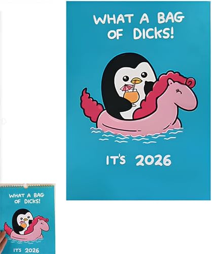 Wandkalender 2026: Offensiv süß und unapologetically Fun! Januar 2026 - Dezember 2026, 20 x 20 cm, Doppeldrahtbindung, Loch zum Aufhängen, lustiger Kalender für Büro und Zuhause Wandkalender 2026: Offensiv süß und unapologetically Fun! Januar 2026 - Dezember 2026, 20 x 20 cm, Doppeldrahtbindung, Loch zum Aufhängen, lustiger Kalender für Büro und Zuhause von Generisch