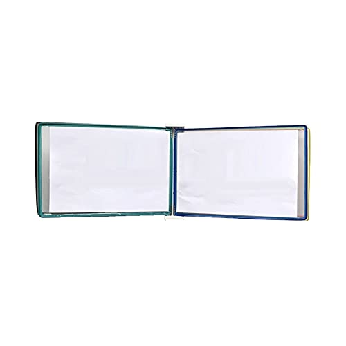 Wandmontierter Aktenordner mit 10 Taschen für A3-Dokumente, platzsparende Wandmappe für Büro und Zuhause, effiziente Dokumentenaufbewahrungslösung, Rot von Generisch