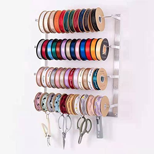 Wandmontiertes Band Organizer Rack – Bastelraum Aufbewahrung Blumen Geschenkpapier Display Ständer Geschenkpapierhalter Metallspule Spender für Zuhause & Einzelhandel DIY Schal & Handtuch Regal Wandmontiertes Band Organizer Rack – Bastelraum Aufbewahrung Blumen Geschenkpapier Display Ständer Geschenkpapierhalter Metallspule Spender für Zuhause & Einzelhandel DIY Schal & Handtuch Regal von Generisch