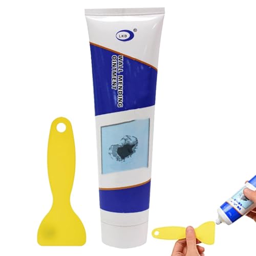 Wandspachtel | 250 g sicherer Wandspachtel zum Füllen von Löchern,Langlebige Wandspachtel-Lochreparatur, stark haftender Wandlochfüller für Wandausbesserungen, Küche, Keller Wandspachtel | 250 g sicherer Wandspachtel zum Füllen von Löchern,Langlebige Wandspachtel-Lochreparatur, stark haftender Wandlochfüller für Wandausbesserungen, Küche, Keller von Generisch