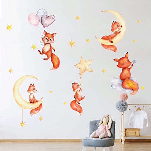 Wandsticker selbstklebend Waldtiere Fuchs Kinderzimmer Wanddeko Kinderzimmer XXL 150cm x 150cm Wandsticker selbstklebend Waldtiere Fuchs Kinderzimmer Wanddeko Kinderzimmer XXL 150cm x 150cm von Generisch