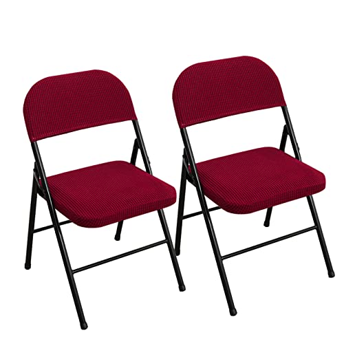 Waschbare Stretch-Samt-Klappstuhl-Schonbezüge – luxuriöser Plüschstoff mit rutschfester elastischer Unterseite, für Empfang, Büro, Party, Bankett und Esszimmer-Dekoration Waschbare Stretch-Samt-Klappstuhl-Schonbezüge – luxuriöser Plüschstoff mit rutschfester elastischer Unterseite, für Empfang, Büro, Party, Bankett und Esszimmer-Dekoration von Generisch