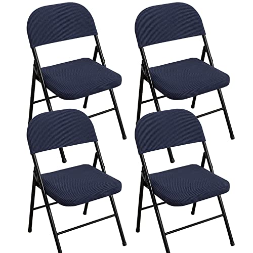 Waschbare Stretch-Samt-Klappstuhl-Schonbezüge – luxuriöser Plüschstoff mit rutschfester elastischer Unterseite, für Empfang, Büro, Party, Bankett und Esszimmer-Dekoration Waschbare Stretch-Samt-Klappstuhl-Schonbezüge – luxuriöser Plüschstoff mit rutschfester elastischer Unterseite, für Empfang, Büro, Party, Bankett und Esszimmer-Dekoration von Generisch