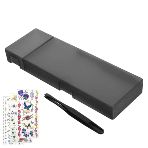 Wasser-Aufkleber, Aufkleber-Box, feuchtigkeitsspendende Nass-Palette, Werkzeug mit und Pinzette, perfekt für Modellmalerei, Miniaturen, Hobby-Handwerk und feine Detail-Kunstwerke, 20,8 x 7 x Wasser-Aufkleber, Aufkleber-Box, feuchtigkeitsspendende Nass-Palette, Werkzeug mit und Pinzette, perfekt für Modellmalerei, Miniaturen, Hobby-Handwerk und feine Detail-Kunstwerke, 20,8 x 7 x von Generisch
