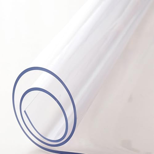 Wasserdichte Schreibtischunterlage, öldichter Tischschutz, klare rechteckige Tischdecke mit Verschleißfestigkeit, weich strukturierte, praktische Oberfläche für Zuhause und Büro Wasserdichte Schreibtischunterlage, öldichter Tischschutz, klare rechteckige Tischdecke mit Verschleißfestigkeit, weich strukturierte, praktische Oberfläche für Zuhause und Büro von Generisch