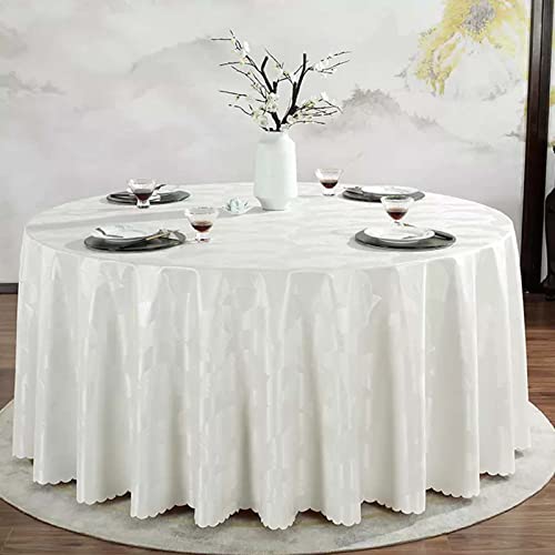 Wasserdichte runde Tischdecke, 160 cm, PVC-Tischdecke, schmutzabweisend, bedruckt, moderne Küche, Esszimmer, Dekoration, langlebig und leicht zu reinigen von Generisch