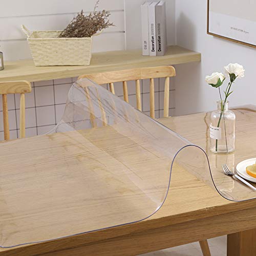 Wasserdichter PVC-Tischdeckenschutz für Esstisch, 2 mm dick, Verbrühungsschutz, ideal für Schminktisch, TV-Schrank, Glasplatte, 40 x 150 cm Wasserdichter PVC-Tischdeckenschutz für Esstisch, 2 mm dick, Verbrühungsschutz, ideal für Schminktisch, TV-Schrank, Glasplatte, 40 x 150 cm von Generisch