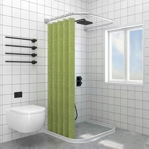 Wasserdichter faltbarer Duschvorhang, strapazierfähig, Leinenstruktur, Magnetverschluss, Duschstange im Lieferumfang enthalten, Trocken- und Nasstrennung, ideal für Badezimmer und Ankleidezimmer, 90 Wasserdichter faltbarer Duschvorhang, strapazierfähig, Leinenstruktur, Magnetverschluss, Duschstange im Lieferumfang enthalten, Trocken- und Nasstrennung, ideal für Badezimmer und Ankleidezimmer, 90 von Generisch