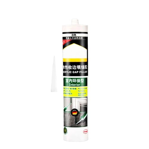 Wasserdichtes Silikonkleber, Silikondichtmittel wasserdicht - Duschdichtmittel Kessel Silikonkleber,Duschkleberwand Reparaturpaste für Fußleisten, Tür, Dach, Holz, Auto von Generisch