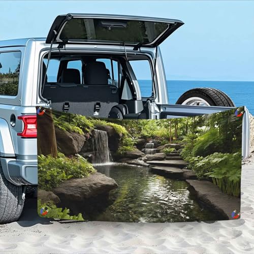 Wasserfall Strandtuch Mikrofaser - 200 x 90 cm, Pflanze Grün Naturlandschaft Magnetisches Badetuch für Strand Außenbereich, Sandfrei & Schnelltrocknend Strandhandtuch Handtuch mit Magnetverschluss Wasserfall Strandtuch Mikrofaser - 200 x 90 cm, Pflanze Grün Naturlandschaft Magnetisches Badetuch für Strand Außenbereich, Sandfrei & Schnelltrocknend Strandhandtuch Handtuch mit Magnetverschluss von Generisch