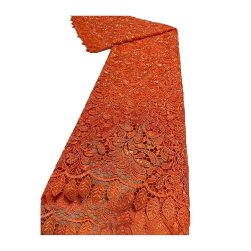 Wasserlösliche Guisolid-Kordel, Spitze, afrikanische Pailletten, Spitzenstoff, Hochzeit, Party, Nähen Wasserlösliche Guisolid-Kordel, Spitze, afrikanische Pailletten, Spitzenstoff, Hochzeit, Party, Nähen von Generisch