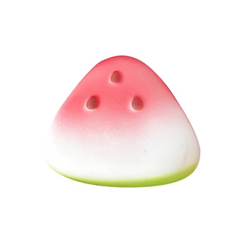Wassermelonen Stressball,Slow Rising Squeeze Spielzeug,Sensorisches Dekoratives Obst Design für Partys und Tischdekoration,Langsam Aufsteigend Wassermelonen-Stressball, (1) von Generisch