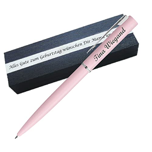 Waterman Allure Pastel Pink Kugelschreiber | Gravur auf Stift & Box | als Geschenk & Symbole als Gravur möglich PS124Box2 von Generisch