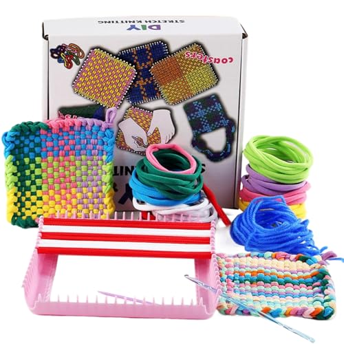 Weaving Loops, Weaving Loop Kit, ABS Material, Interactive Art Craft Supplies, 8 Rainbow Colors, Fun Craft Toys For Kids 3+, Beginners, Girls, Teens & Children,8.46x7.87x2.36 In Weaving Loops, Weaving Loop Kit, ABS Material, Interactive Art Craft Supplies, 8 Rainbow Colors, Fun Craft Toys For Kids 3+, Beginners, Girls, Teens & Children,8.46x7.87x2.36 In von Generisch
