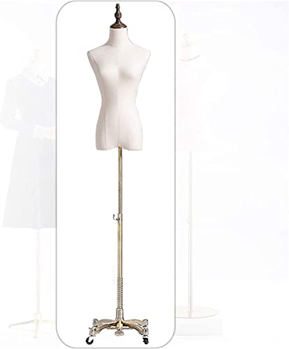 Weibliche Kleiderpuppe mit abnehmbarem Torso und Radstand für Kleidungsausstellung und Schneiderei Weibliche Kleiderpuppe mit abnehmbarem Torso und Radstand für Kleidungsausstellung und Schneiderei von Generisch