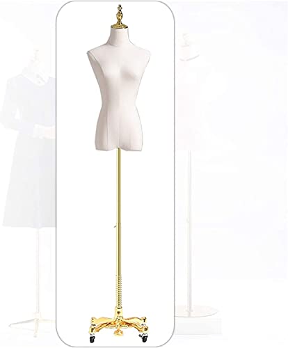 Weibliche Kleiderpuppe mit abnehmbarem Torso und Radstand für Kleidungsausstellung und Schneiderei Weibliche Kleiderpuppe mit abnehmbarem Torso und Radstand für Kleidungsausstellung und Schneiderei von Generisch