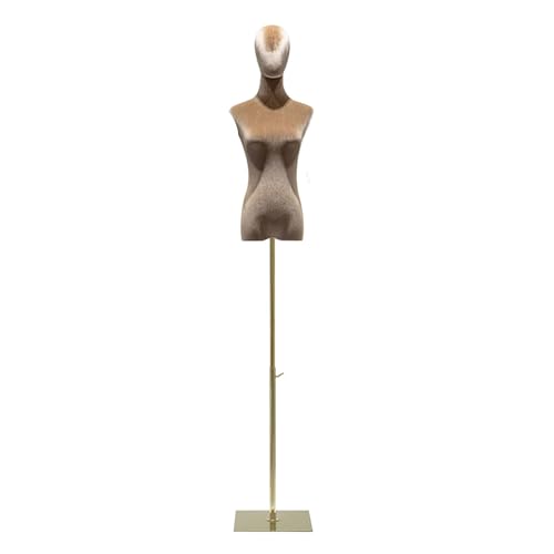 Weiblicher Torso mit verstellbarem Ständer und 360 ° Kopfdrehung für Schneiderei und Kleidungsausstellung Weiblicher Torso mit verstellbarem Ständer und 360 ° Kopfdrehung für Schneiderei und Kleidungsausstellung von Generisch