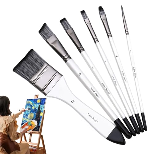 Weiche Pinsel zum Malen, Künstlerpinsel-Set, Aquarell, tragbar, Acryl-Set, professionelle Kunst, Anfänger, vielseitiges Zubehör, Künstler, 6 Mehrzweck-Projekte, Werkzeuge, und Mädchen, kompakt, Weiche Pinsel zum Malen, Künstlerpinsel-Set, Aquarell, tragbar, Acryl-Set, professionelle Kunst, Anfänger, vielseitiges Zubehör, Künstler, 6 Mehrzweck-Projekte, Werkzeuge, und Mädchen, kompakt, von Generisch