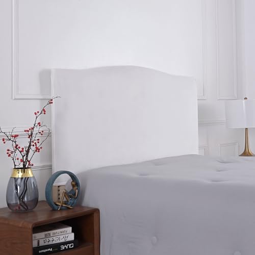 Weicher Stretch-Kopfteilbezug, rutschfester Kopfteilschutz mit vollem Design, Kamelfarbe, passend für Kopfteile von 200–220 cm, eleganter Samtstoff für Schlafzimmer-Dekor von Generisch
