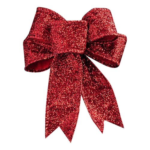 Weihnachten Schleifen Grosse Weihnachten-Band Glitzer Weihnachtsbaum Hängende Dekoration Weihnachtsdeko Pailletten Schleife Kranz Weihnachtsbaum-Deko Party Dekorationen Weinachtsbaumsmuck Weihnachten Schleifen Grosse Weihnachten-Band Glitzer Weihnachtsbaum Hängende Dekoration Weihnachtsdeko Pailletten Schleife Kranz Weihnachtsbaum-Deko Party Dekorationen Weinachtsbaumsmuck von Generisch