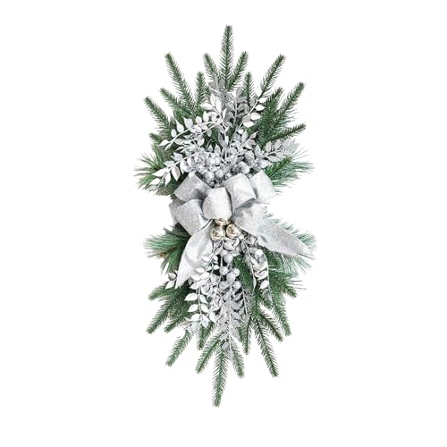 Weihnachten Schleifen Grosse Weihnachtsbaum Hängende Dekoration Glitzer Pailletten Schleife Weihnachtsdeko Weihnachtsbaum-Deko Kranz Weinachtsbaumsmuck Party Dekorationen Weihnachten-Band von Generisch