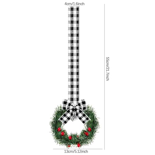 Weihnachten Schleifen Grosse Weihnachtsbaum Hängende Dekoration Glitzer Weinachtsbaumsmuck Weihnachtsdeko Pailletten Schleife Kranz Weihnachtsbaum-Deko Party Dekorationen Weihnachten-Band von Generisch