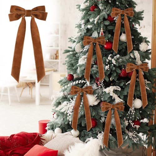 Weihnachten Schleifen Grosse Weinachtsbaumsmuck Glitzer Weihnachtsbaum-Deko Weihnachtsdeko Weihnachten-Band Kranz Pailletten Schleife Party Dekorationen Weihnachtsbaum Hängende Dekoration Weihnachten Schleifen Grosse Weinachtsbaumsmuck Glitzer Weihnachtsbaum-Deko Weihnachtsdeko Weihnachten-Band Kranz Pailletten Schleife Party Dekorationen Weihnachtsbaum Hängende Dekoration von Generisch