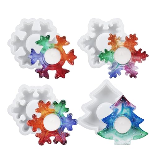 Weihnachten Schneeflocken Silikonform Kerzenhalter 2 Set Kerzenhalter Epoxidharz Silikonformen Set Weihnachtliche Silikonharzform Für Teelichthalter,Perfekt Für Acrylfarbe, Gips, Weihnachten Schneeflocken Silikonform Kerzenhalter 2 Set Kerzenhalter Epoxidharz Silikonformen Set Weihnachtliche Silikonharzform Für Teelichthalter,Perfekt Für Acrylfarbe, Gips, von Generisch